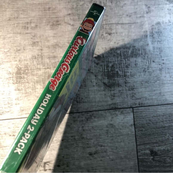 PBS Kids Curious George Holiday 2-Pack New DVD Very Monkey Christmas & Play Snow - Picture 6 of 16